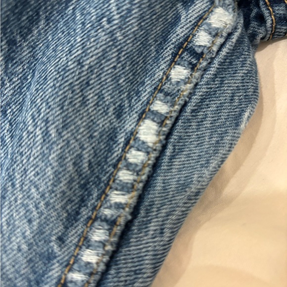 Abercrombie & Fitch Women's Straight Leg Blue Jeans - Picture 5 of 6